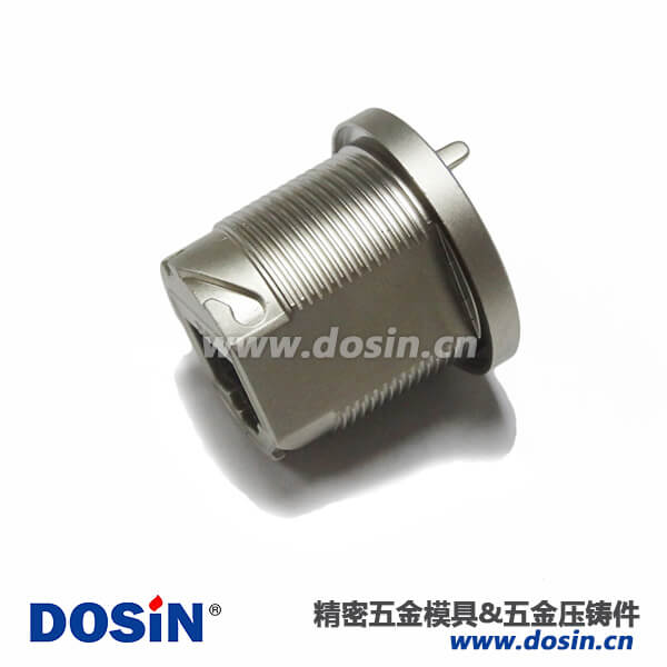 rj45毗连器锌合金压铸防水外壳镀镍
