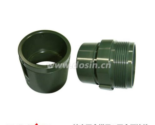 镀深绿色铝合金压铸壳体工防毗连器