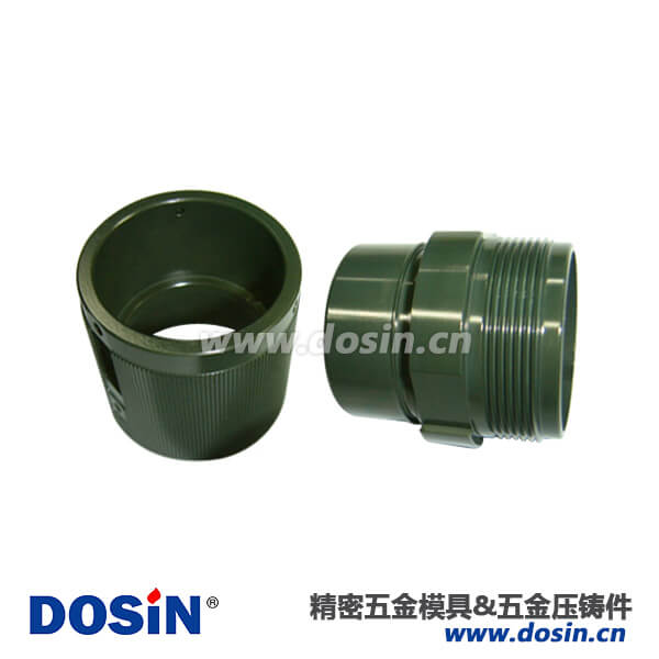 镀深绿色铝合金压铸壳体工防毗连器