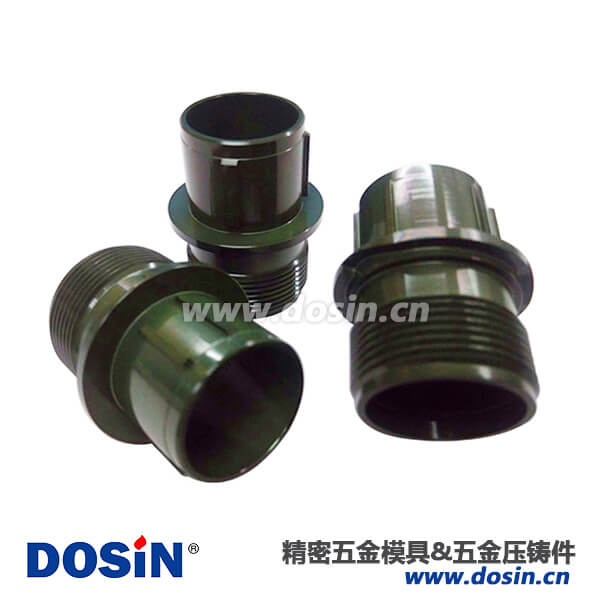 铝合金航空插头深绿色壳体