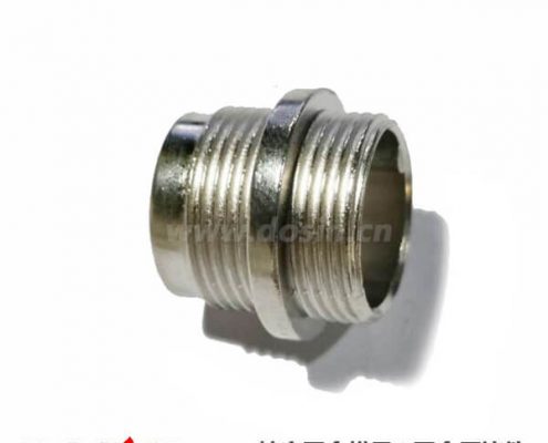 锌合金压铸外壳镀镍航空头毗连器