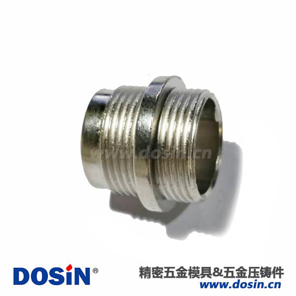 锌合金压铸外壳镀镍航空头毗连器