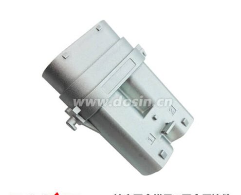 新能源充电枪铝合金压铸壳体喷砂镀化学镍