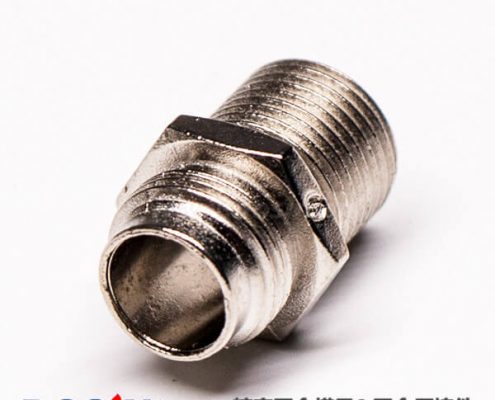 F毗连器母头细密压铸锌合金外壳镀镍