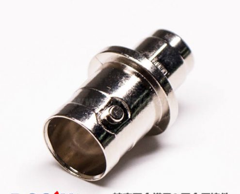 BNC母头外壳锌合金镀镍压铸件