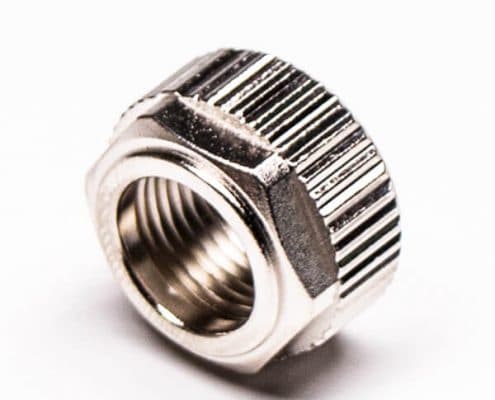 电子毗连器外壳锌合金圆形压铸件镀镍