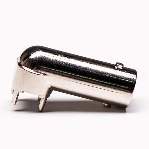 弯头BNC母头外壳锌合金镀镍7086无牙